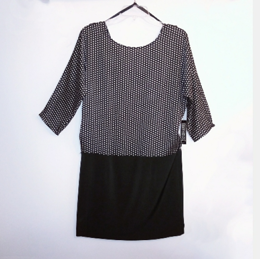 NWT NY&Co Polka Dot Dress Size M